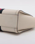 Gucci Ophidia Leather 2WAY Handbag White 547551
