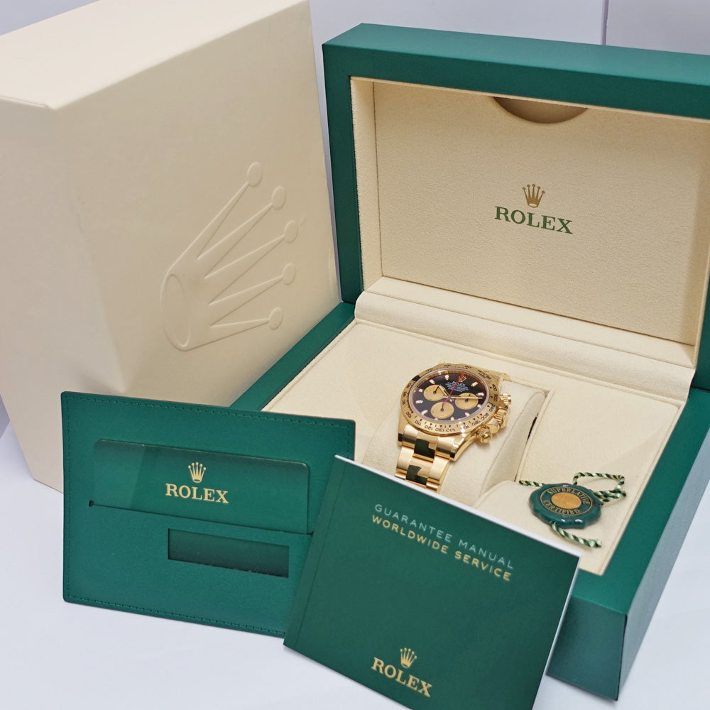 Rolex Cosmograph Daytona 116508  Black Champagne YG 750 Automatic   Watch 2020
