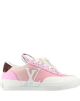 Louis_Vuitton Charley Line 22 Years Leather  Fabric Trainers 36  White × Pink LD0232   Box  Bag
