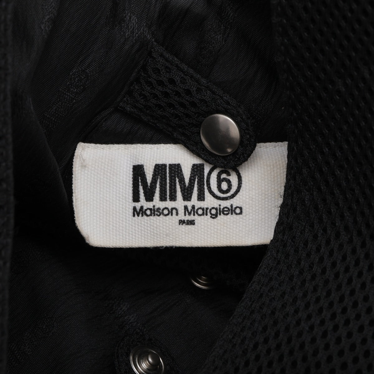 MM6 Japanese Mesh Tote Bag Black