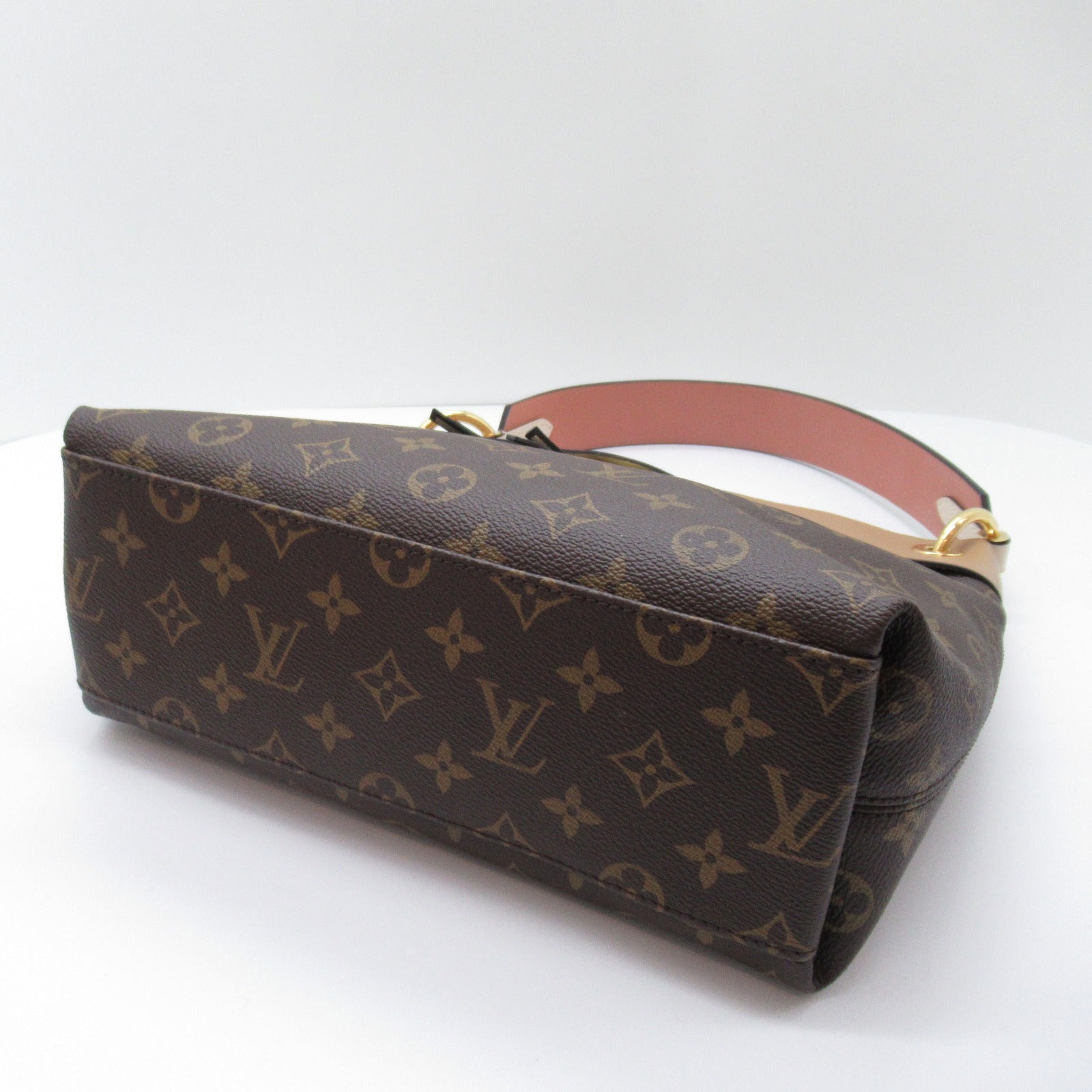 Louis Vuitton Louis Vuitton Tuil Reeves Shoulder Bag PVC Coated Canvas Leather Monogram  Brown Seasame/Pesh/Creme M44272