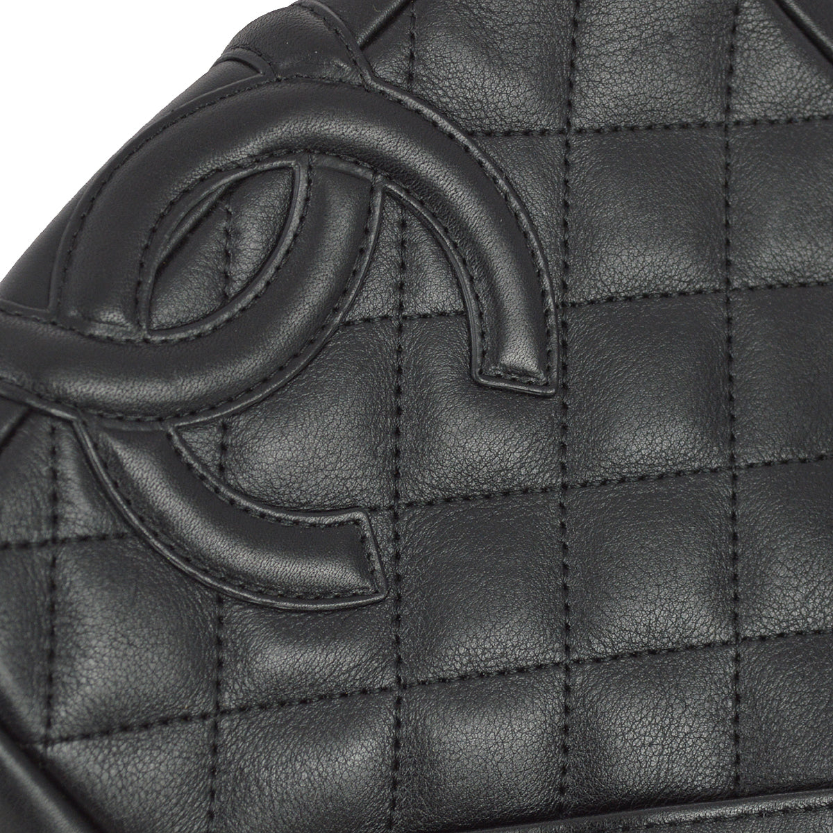 Chanel 2004-2005 Calfskin Cambon Ligne Shoulder Bag