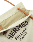 Hermes Beige Toile Chevrons Aline PM Shoulder Bag