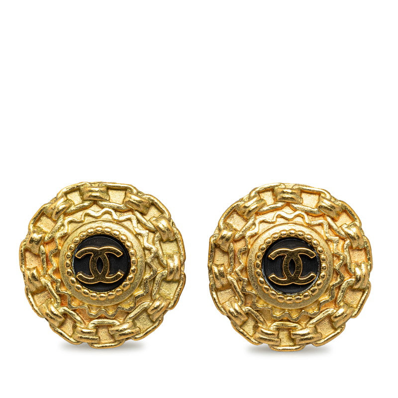 Chanel Vintage Coco Chain Earrings G   Chanel
