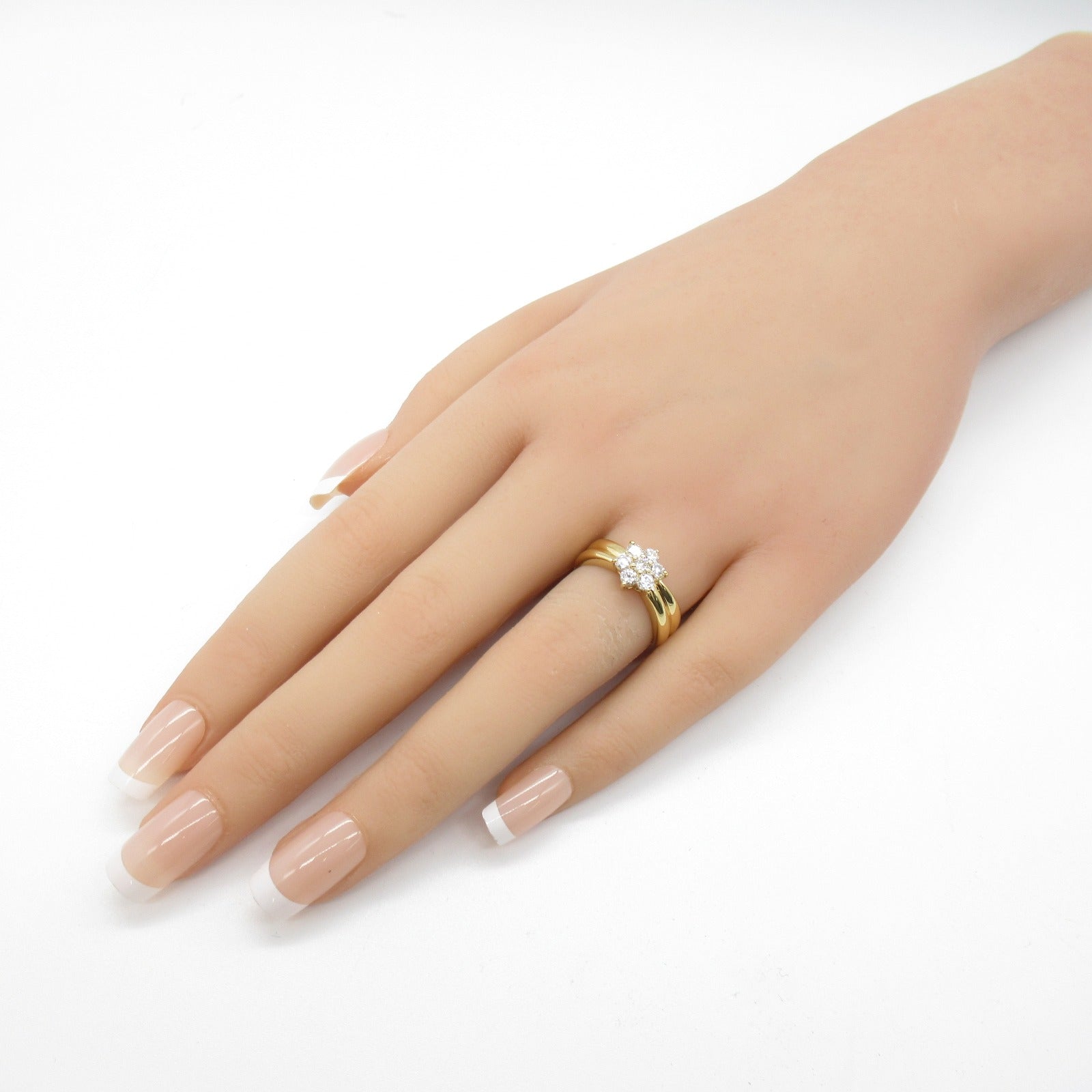 Jewelry Jewelry Diamond Ring Ring Ring Jewelry K18 (yellow g) Diamond  Clear Diamond 4.9g
