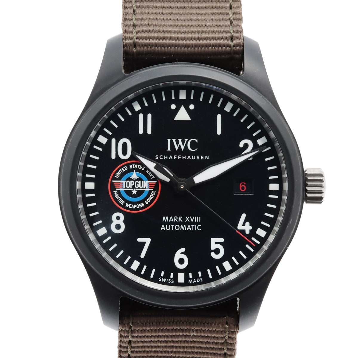 IWC IW324712 CE  Nylon AT Black  Watch Mark XVIII Top Gun “SFTI”