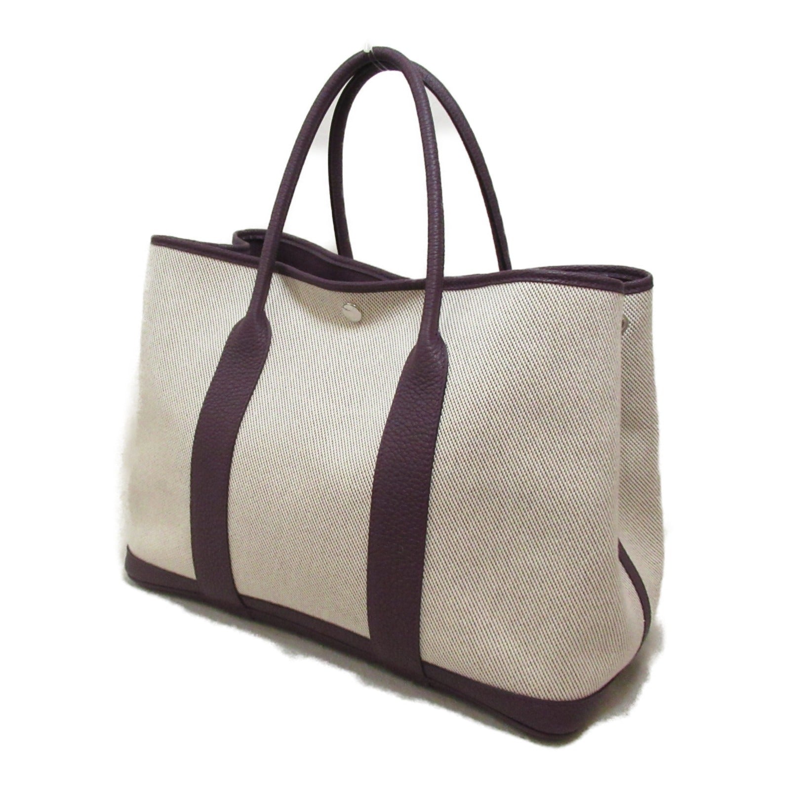 Hermes Hermes Garden Party PM Cassis Tote Bag  Bag Leather Fabric Negonda Towerash  Pearl Casey