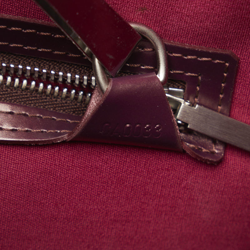 Louis Vuitton Monogram Matt Stockton Handbag M55116 Violet Pearl Leather  Louis Vuitton