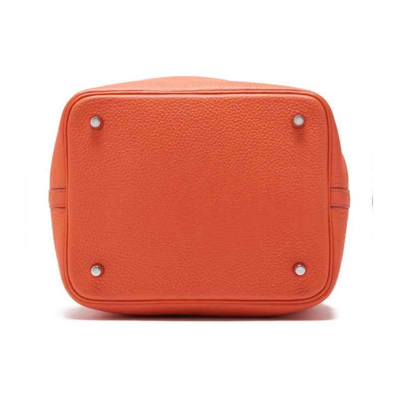 HERMES Picotin Lock MM Handbag  Clemence Orange Poppy Orange Poppy Handbag  Handbag Lady Back ( Delivery)