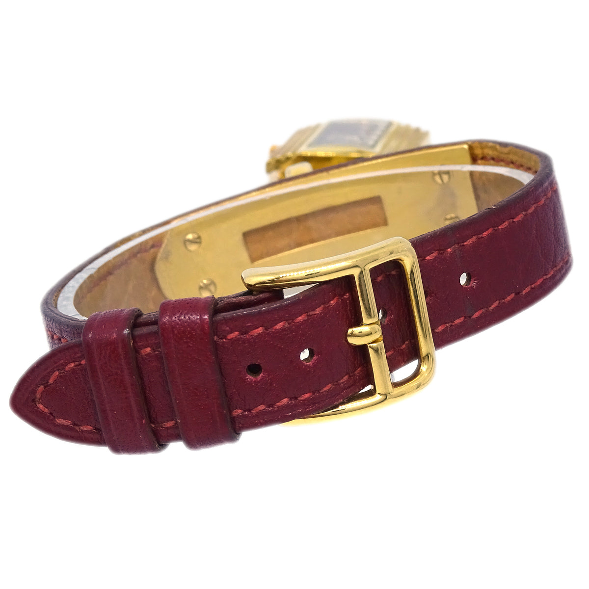 Hermes Kelly Watch Red Taurillon Clemence
