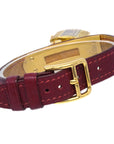 Hermes Kelly Watch Red Taurillon Clemence