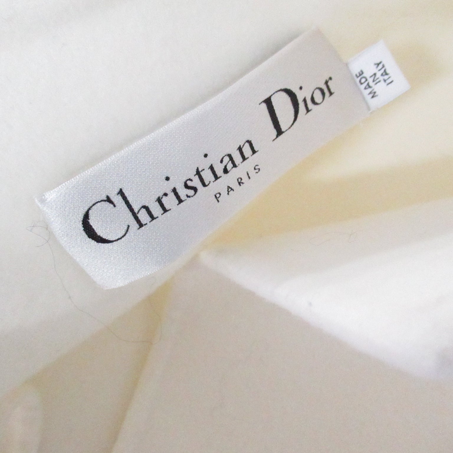 Dior Dior Long Coat Belt Clothes  Wool  White Colour OFF
