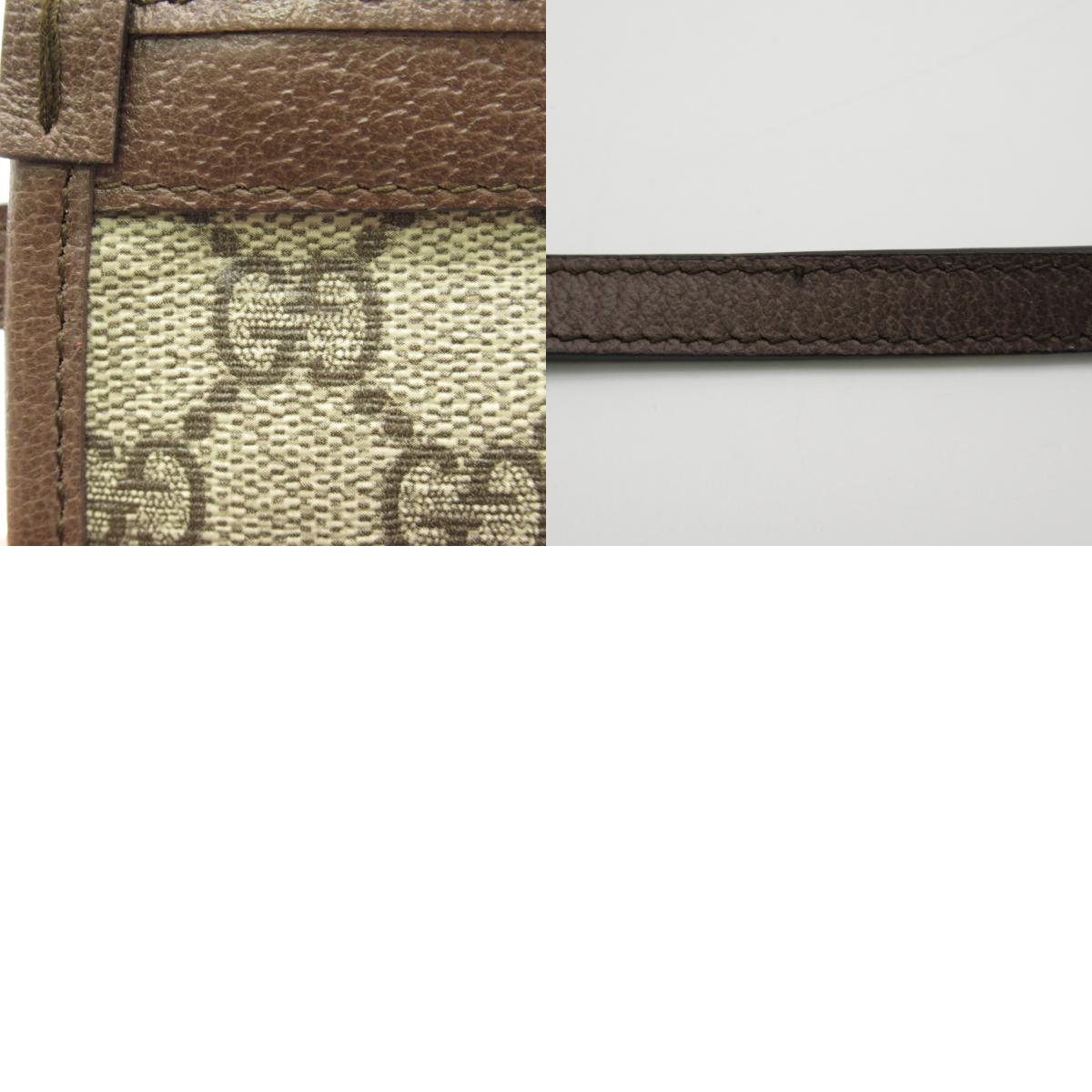 Gucci GG Spr Shoulder Bag Shoulder Bag PVC Coated Canvas  Brown / Beige 625753