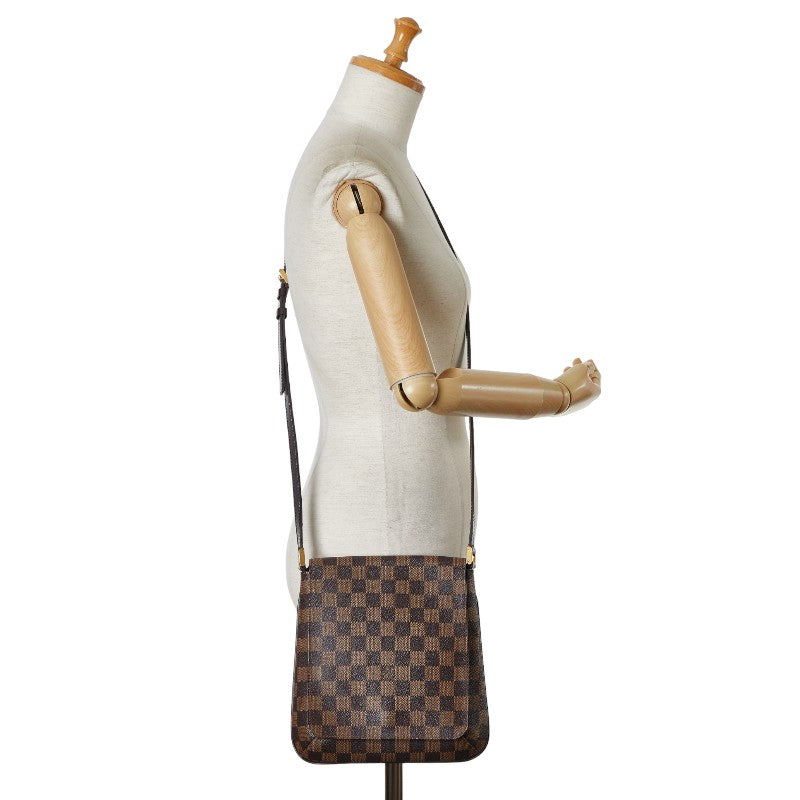 Louis Vuitton Damier Musée Salsa Long  Shoulder Bag N51300 Brown PVC Leather  LOUIS VUITTON