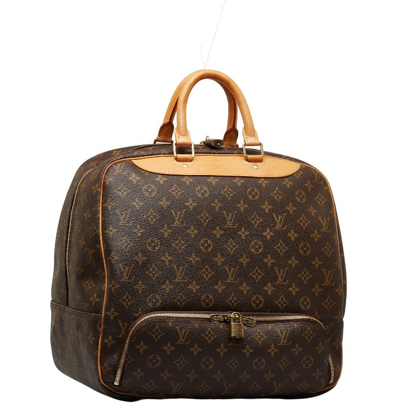 Louis Vuitton Monogram Evasion Boston Bag Travel Bag M41443 Brown PVC Leather  Louis Vuitton