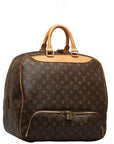 Louis Vuitton Monogram Evasion Boston Bag Travel Bag Handbag M41443 Brown PVC Leather  Louis Vuitton