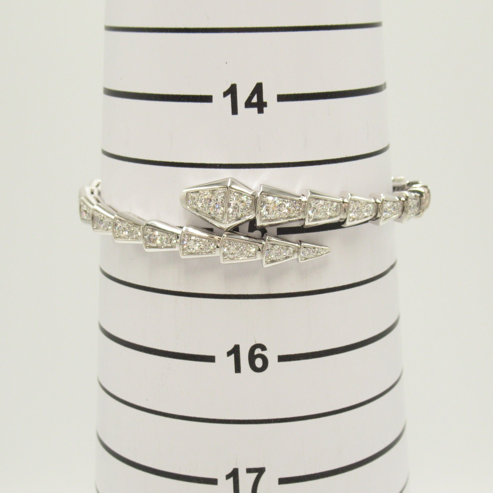 Bulgari BVLGARI Serpentine Viper Bracelet Bracelet Accessories K18WG (White G) Diamond  Clear 351844
