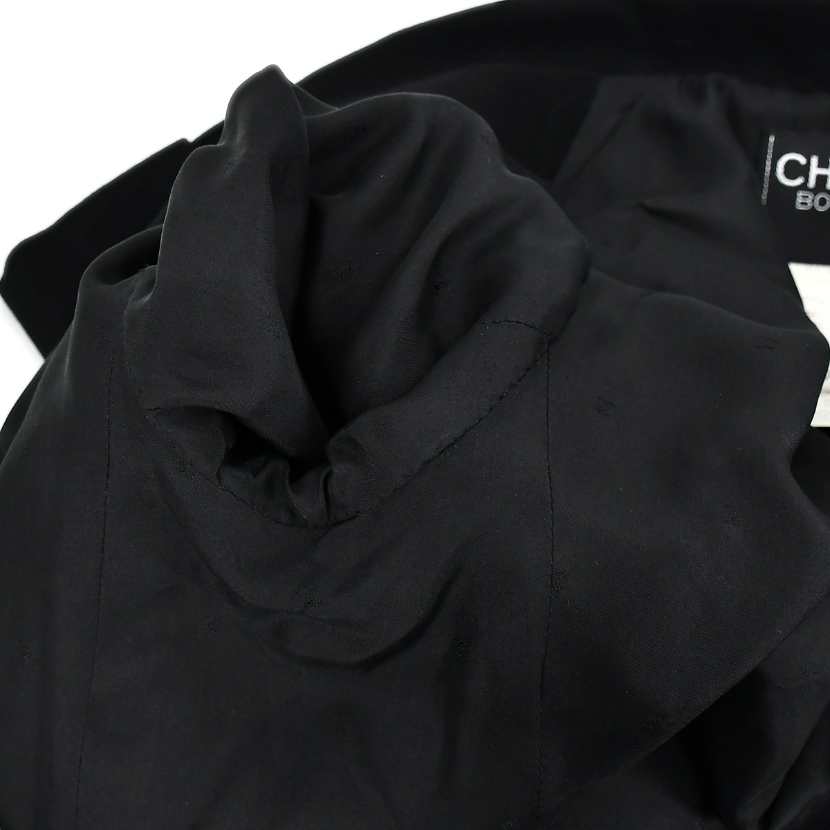 Chanel Single Breasted Jacket Black 94C 