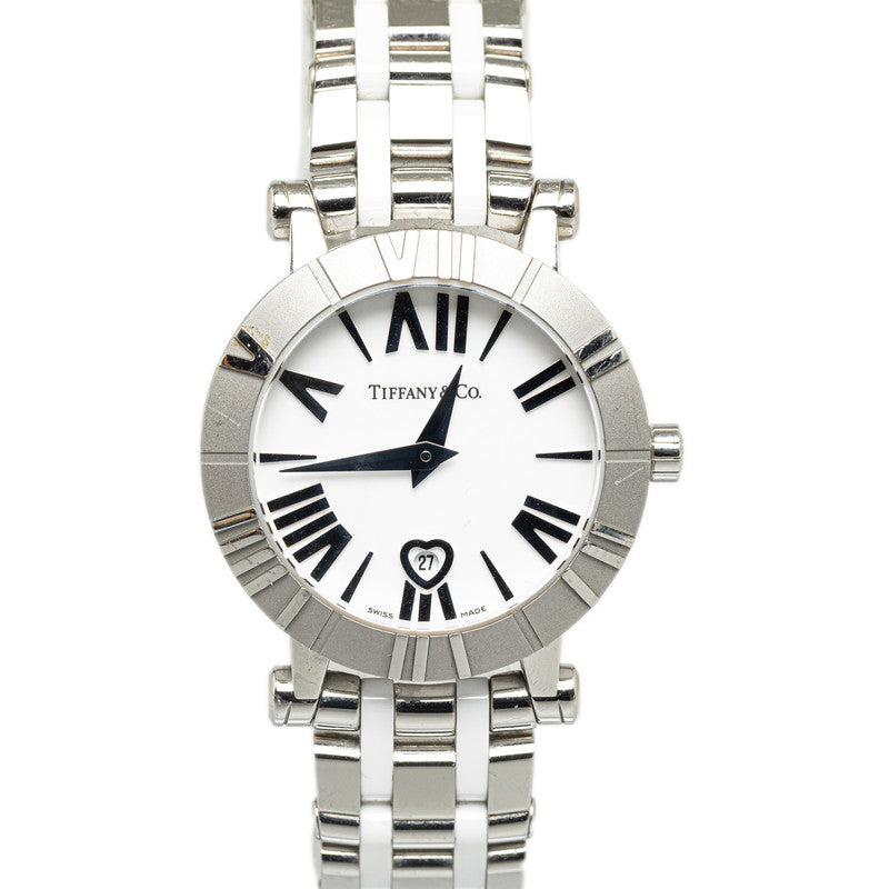 Tiffany Atlas Watch Z1300.11.11 A20A00A Quartz White Dial Stainless Steel  TIFFANY&amp;Co