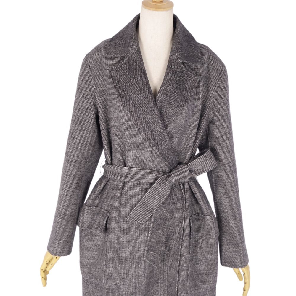 Max Mara Weekend Coat Long Coat Cucito a mano Double Face Wool JI38 USA4 GB6 M equivalent Gr Cucito a mano Cucito Amano Double Face Wool Ladies JI38