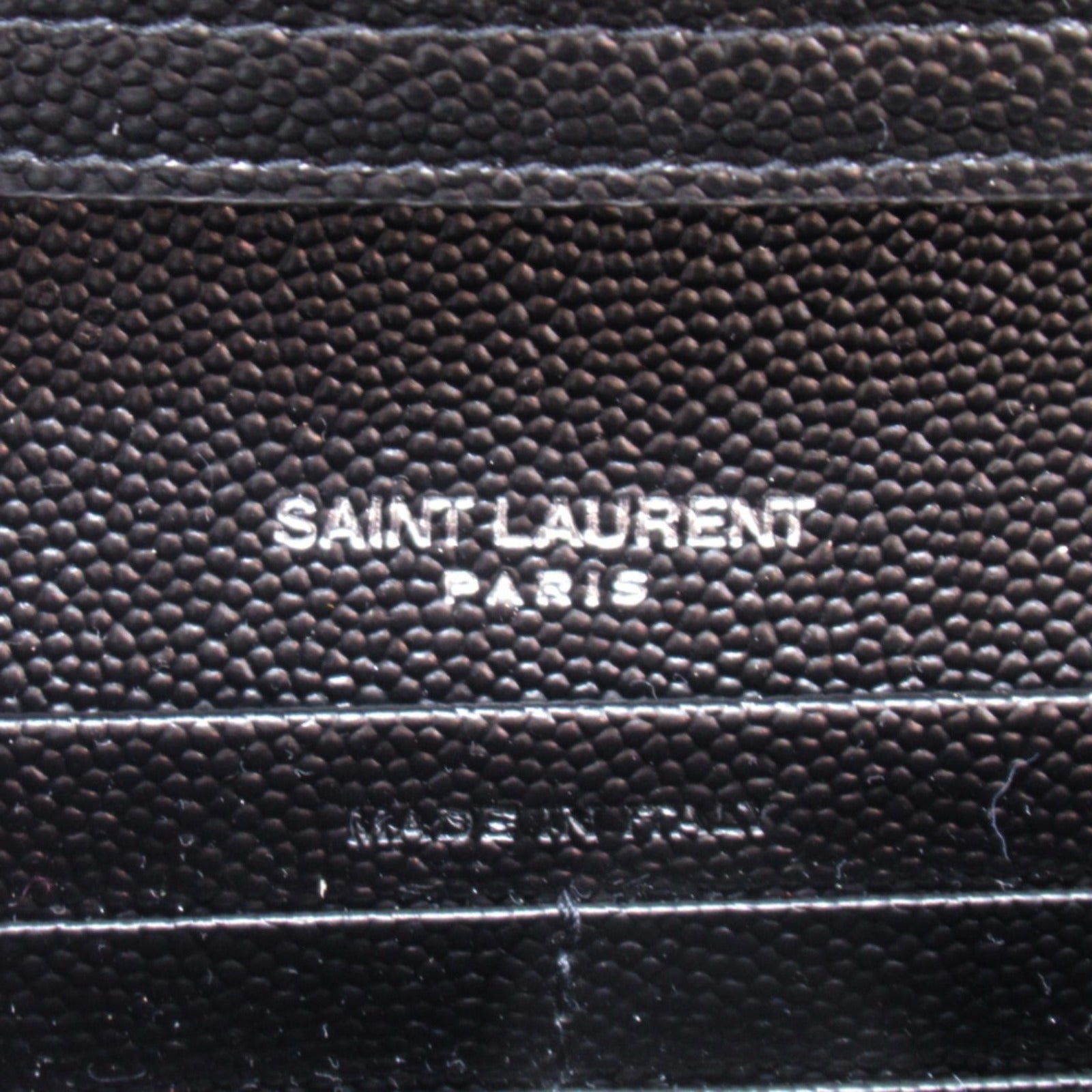 Saint Laurent SAINT LAURENT Chain Shoulder Bag Leather Bag  Black 377828BOW021000