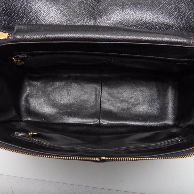 Chanel Matrasse Circle Coco Charm Vanity Bag Chain Shoulder Caviar S Black   Shoulder Bag  【 Ship】【SS】 Vintage s Online