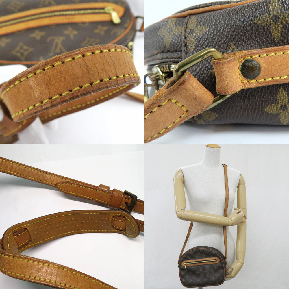 Louis Vuitton M51222 Monogram Shoulder Bag Crossbody Leather PVC Brown  Unisex