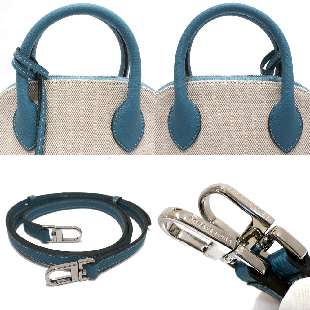 Bonaventura Embargo Bag Mini 22 BBGC1-BC Handbag Shoulder 2WAY Blue Silver G   Female Preservation Bag