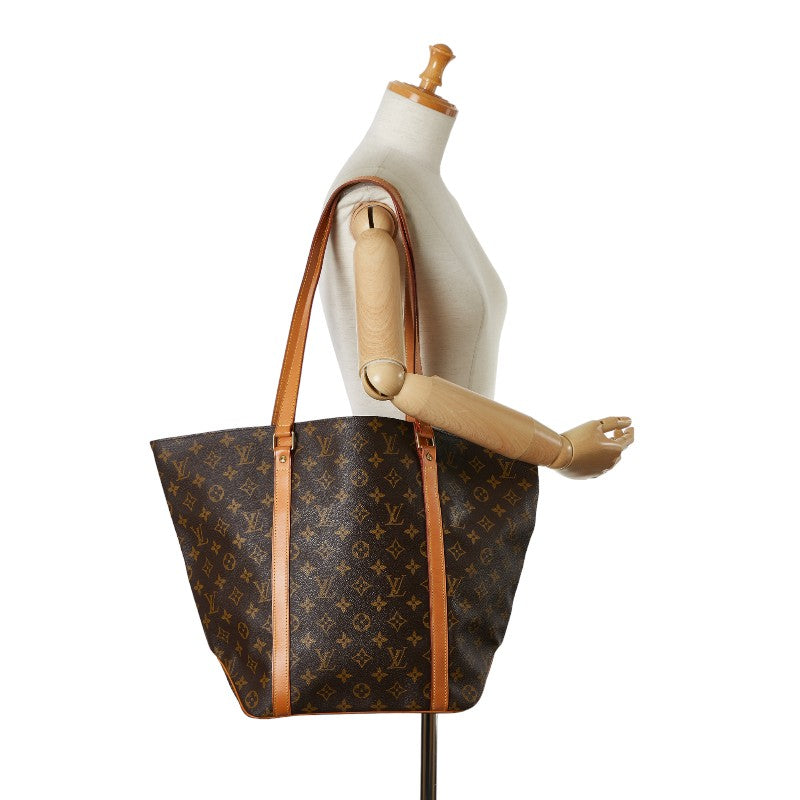 Louis Vuitton Monogram Sacksack  Bag Handbag M51108 Brown PVC Leather  Louis Vuitton