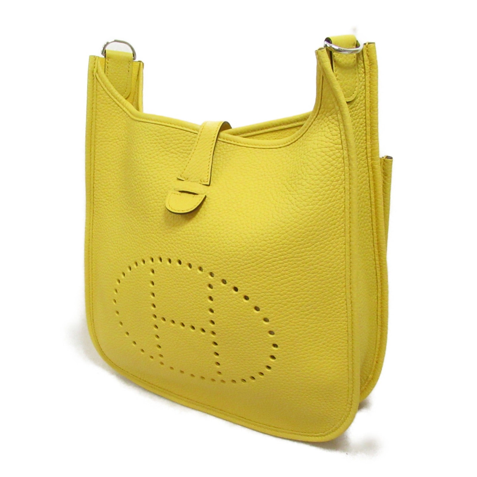 Hermes Hermes Evrin 3PM San Scher Bag Shoulder Bag Leather Triumphant  Yellow System San BMN009KD
