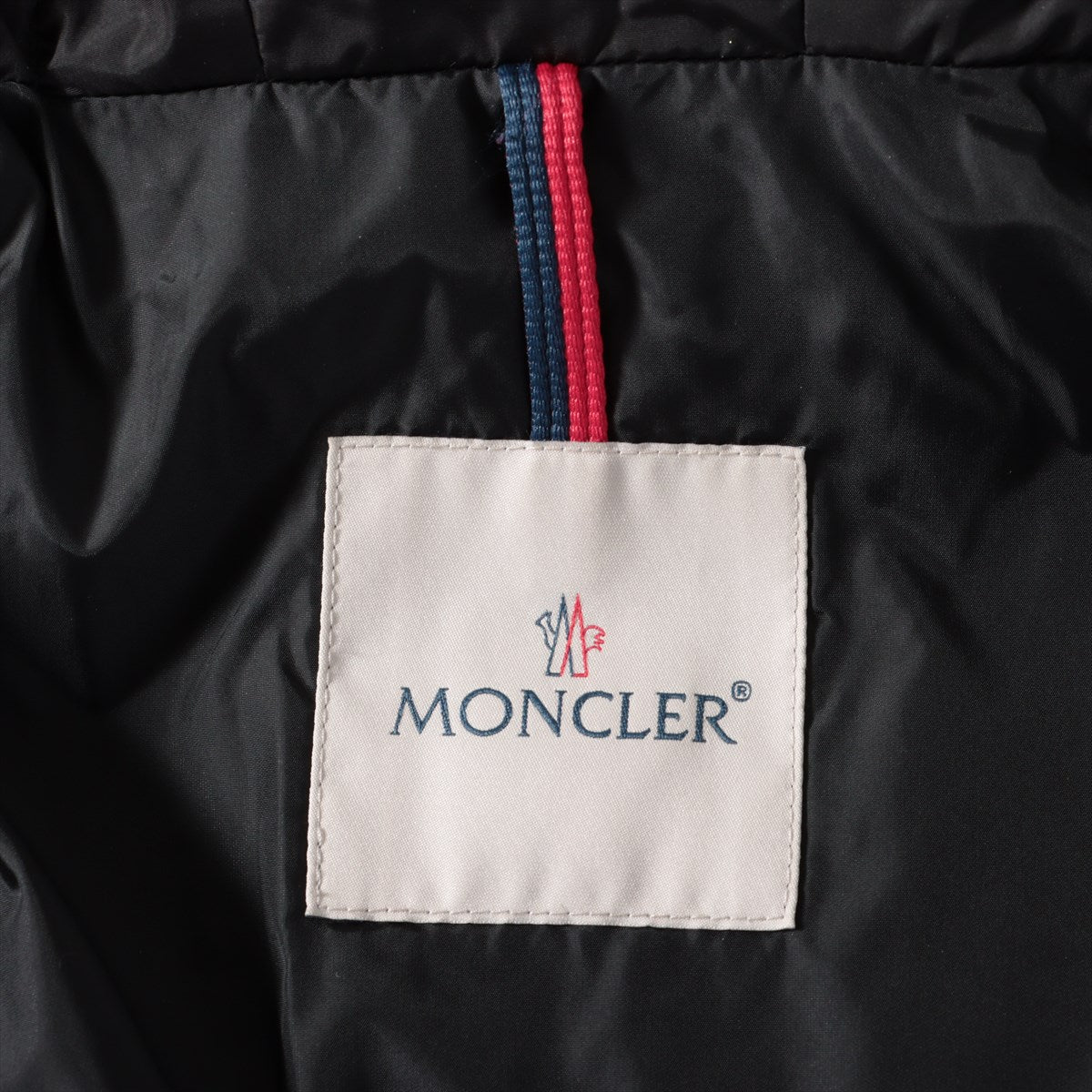 Montclair TALEVE 18 Years Nylon x Leather Downcoat 1  Black