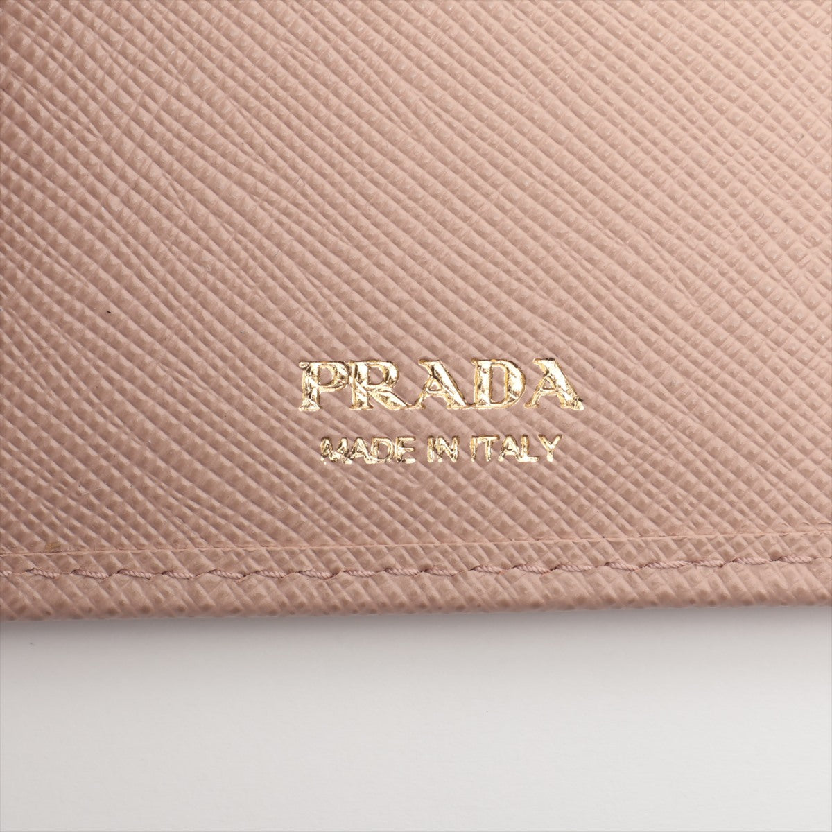 Prada Saffiano Triangle 1ML009 Leather Wallet Beagle