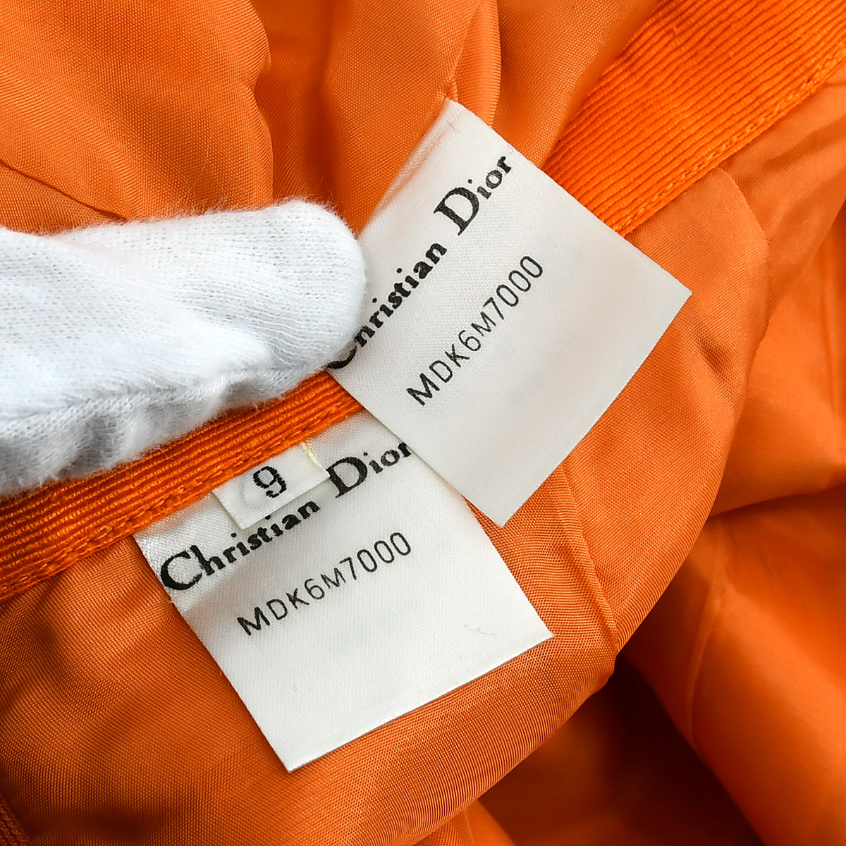 Christian Dior logo-button skirt suit 