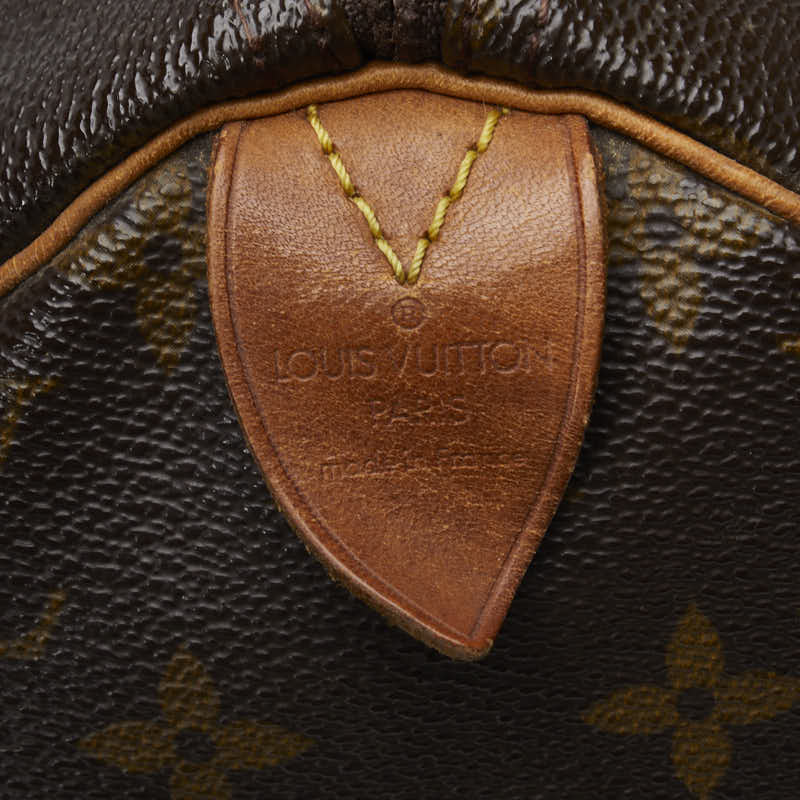 Louis Vuitton Monogram Speedyy 30 手提包 迷你波士頓包 M41526 棕色 PVC 皮革 Louis Vuitton
