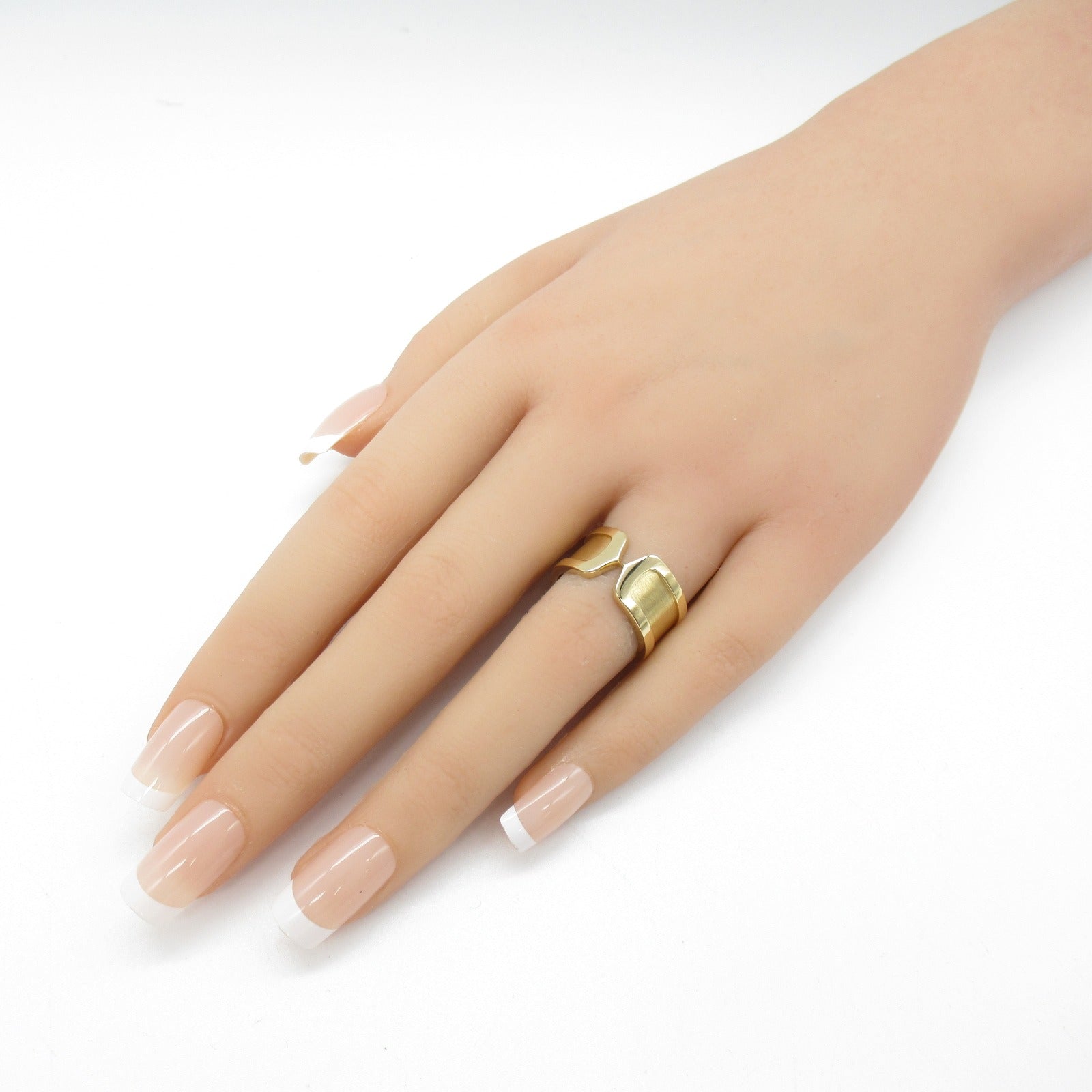 Cartier C2 Ring Ring Ring Jewelry K18 (Yellow G)  Gold  ()