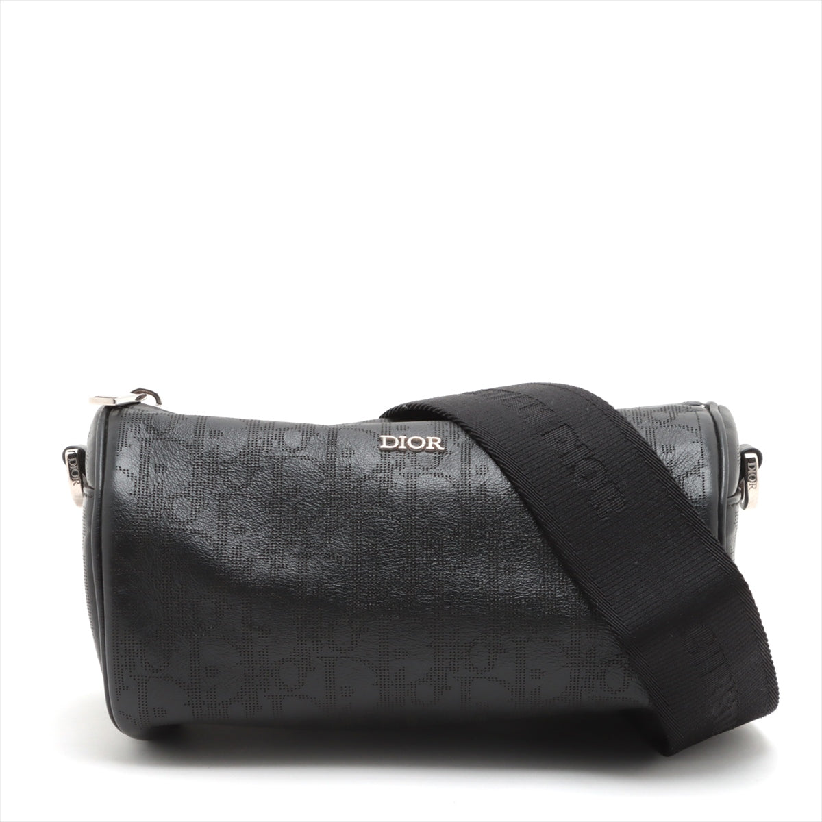 Christian Dior Leather Shoulder Bag Black