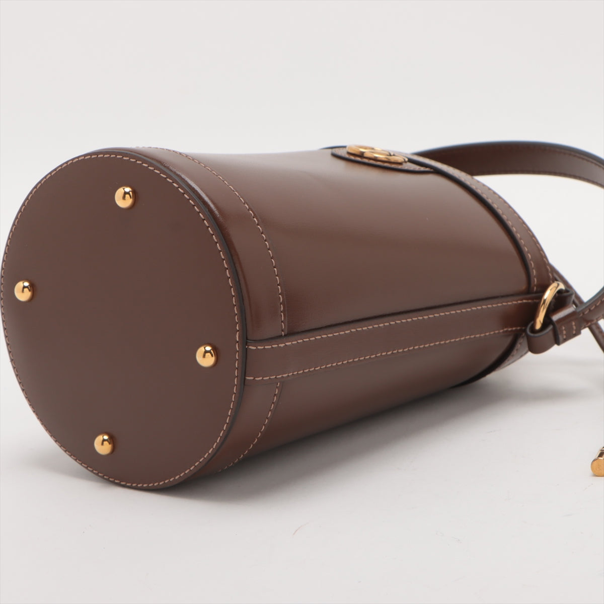 Gucci GG canvas fice handbag brown 760201