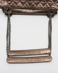 Chanel Matrasse Leather Chain Shoulder Bag 2.55 Gold Silver Gold