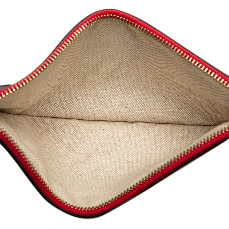 Gucci Diamond Shoulder Bag 269878 Red PVC Leather  Gucci