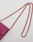 Chanel Lambskin  Ramsay Chain Shoulder Bag Rose G  28th