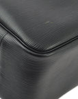 Louis Vuitton Black Epi Deauville Bowling Vanity Handbag