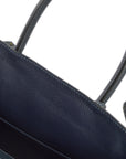 Hermes Blue Indigo Epsom Haut a Courroies 32 Handbag