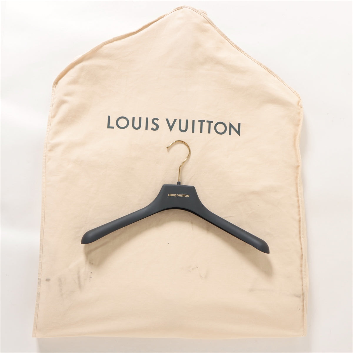 Louis Vuitton 22AW Wool Short Coat 34  Beige RW222W Monogram Hairy Stitched
