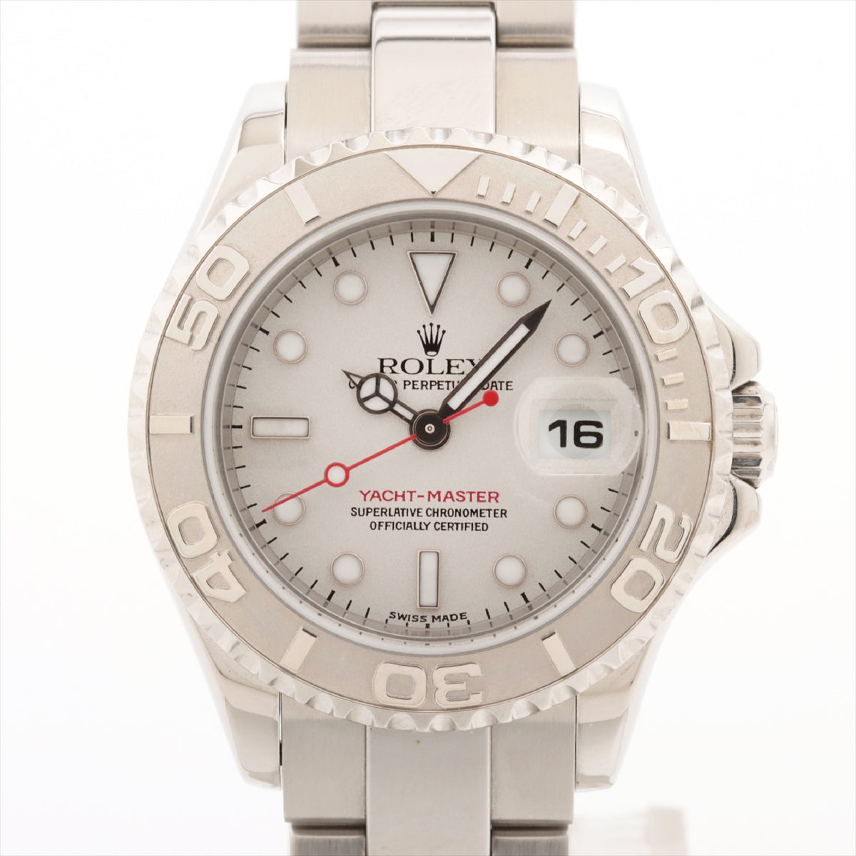 Rolex Yachtmaster 169622 SSPT AT Silver Signature Board
