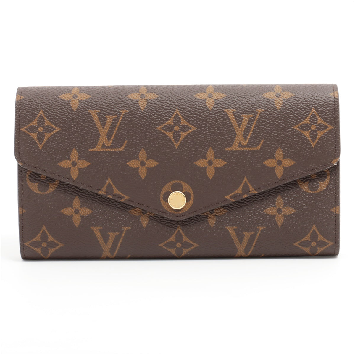 Louis Vuitton Monogram Portfolio Sarah M60531 Brown Long  Reaction Wallet