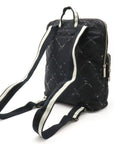 Chanel  Travel Line Rucksack Backpack  Nylon  Black Black Blumin