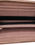 Saint Laurent Mouse Round  Long Wallet 164570 Pink Leather  Saint Laurent
