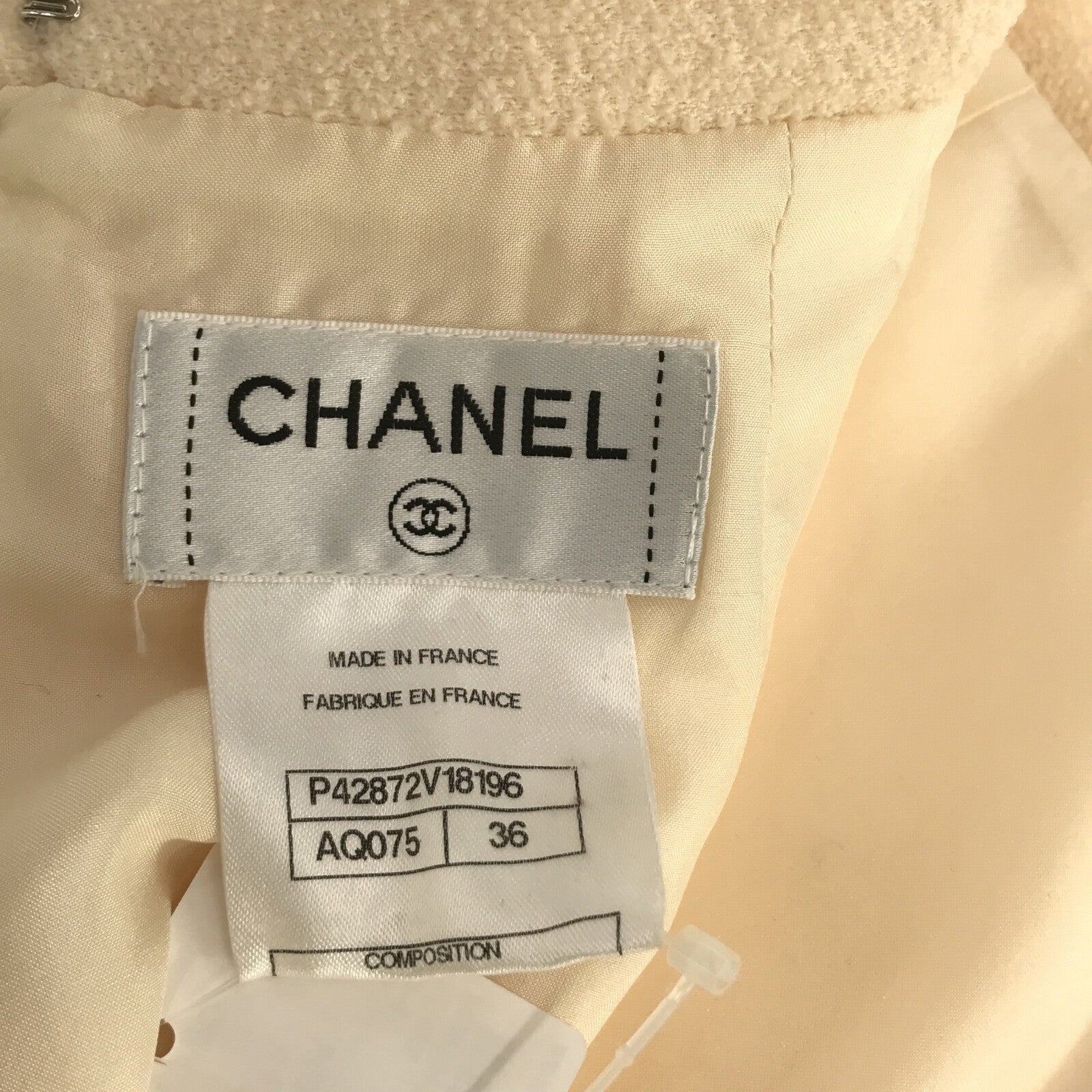 Chanel  Bottoms Wool  White P42872V18196