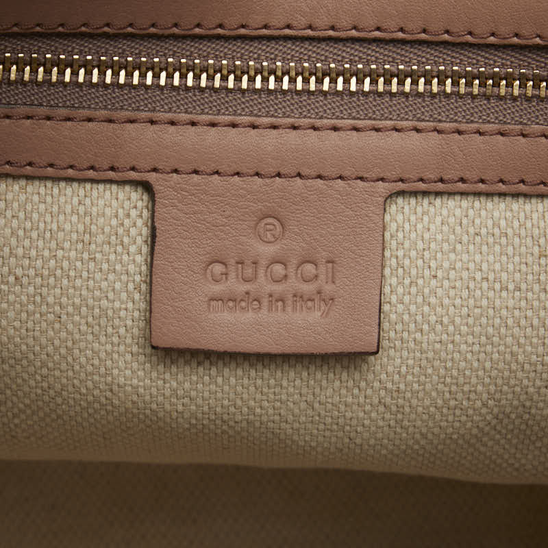 Gucci Interlocg G Tasel Handbag 2WAY 336751 Beige Pink Emalje Leather  Gucci Gucci