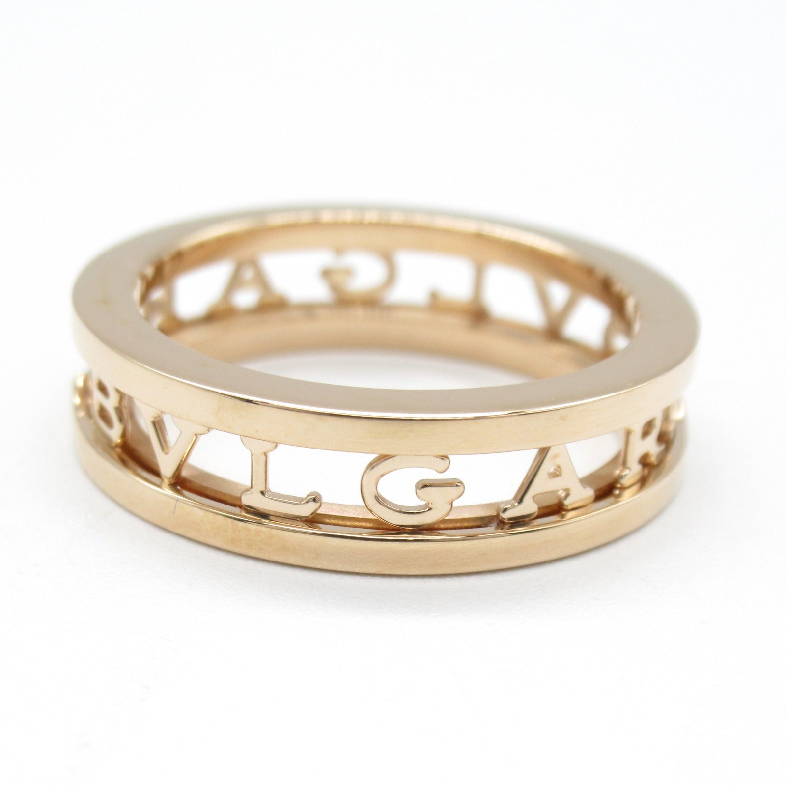 Bulgari BVLGARI B-zero1 Beezero One Spiral Ring Ring Ring Jewelry K18PG (Pink G)   G